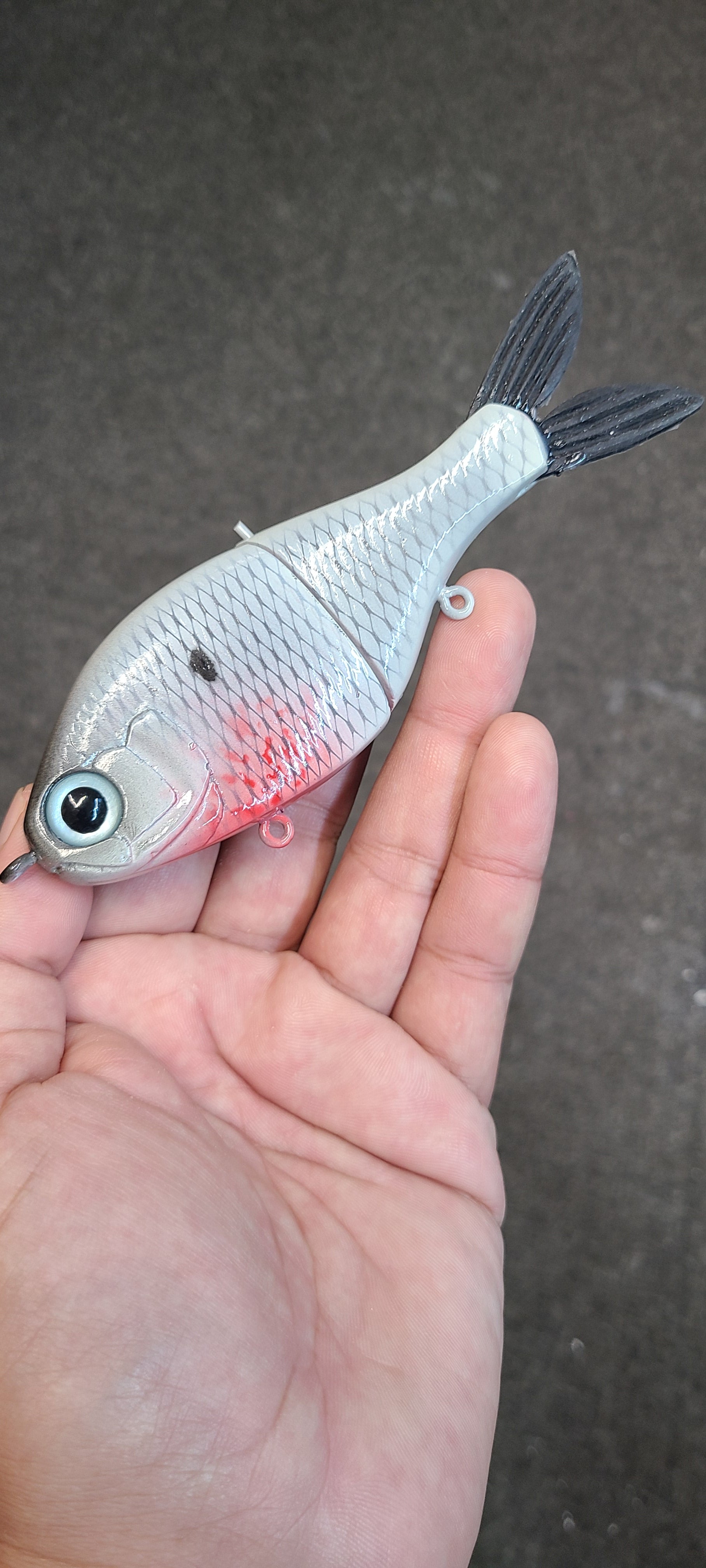 Jr Shad - Bone/ blood splat